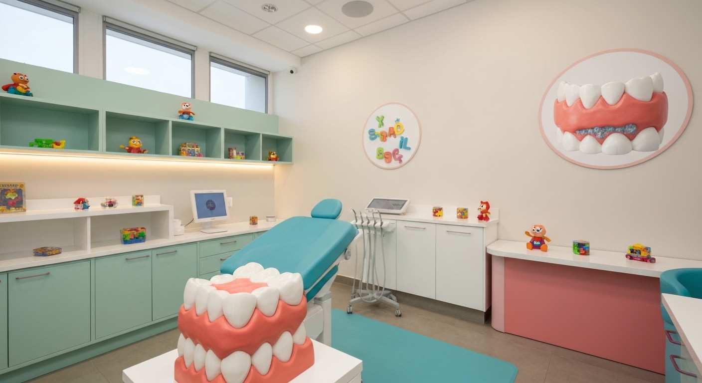 Criança sorrindo com esmalte dentário restaurado por gel inovador