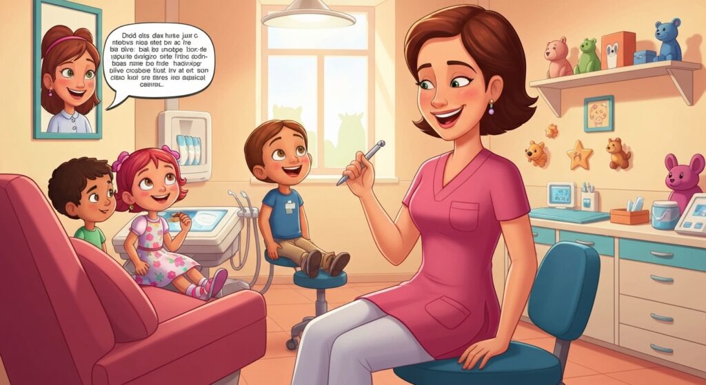 Clínica odontológica infantil acolhedora